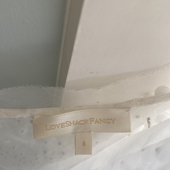 LoveShackFancy Kayana Pearl Mini Dress - Picture 3 of 4